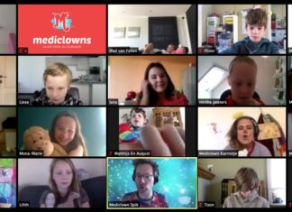 Corona leerde de Mediclowns videochatten!