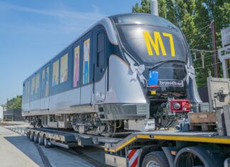 De nieuwe metro M7 is aangekomen in Brussel