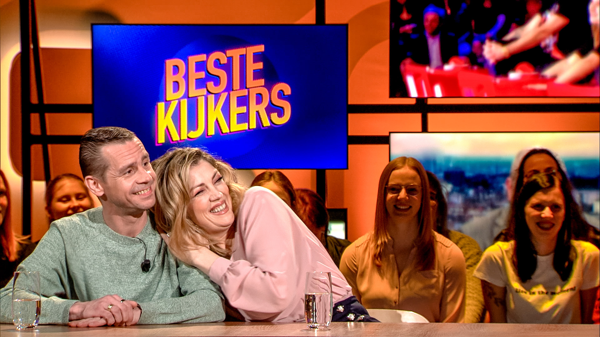 Sam Gooris en Kelly Pfaff Sam Gooris en Kelly Pfaff