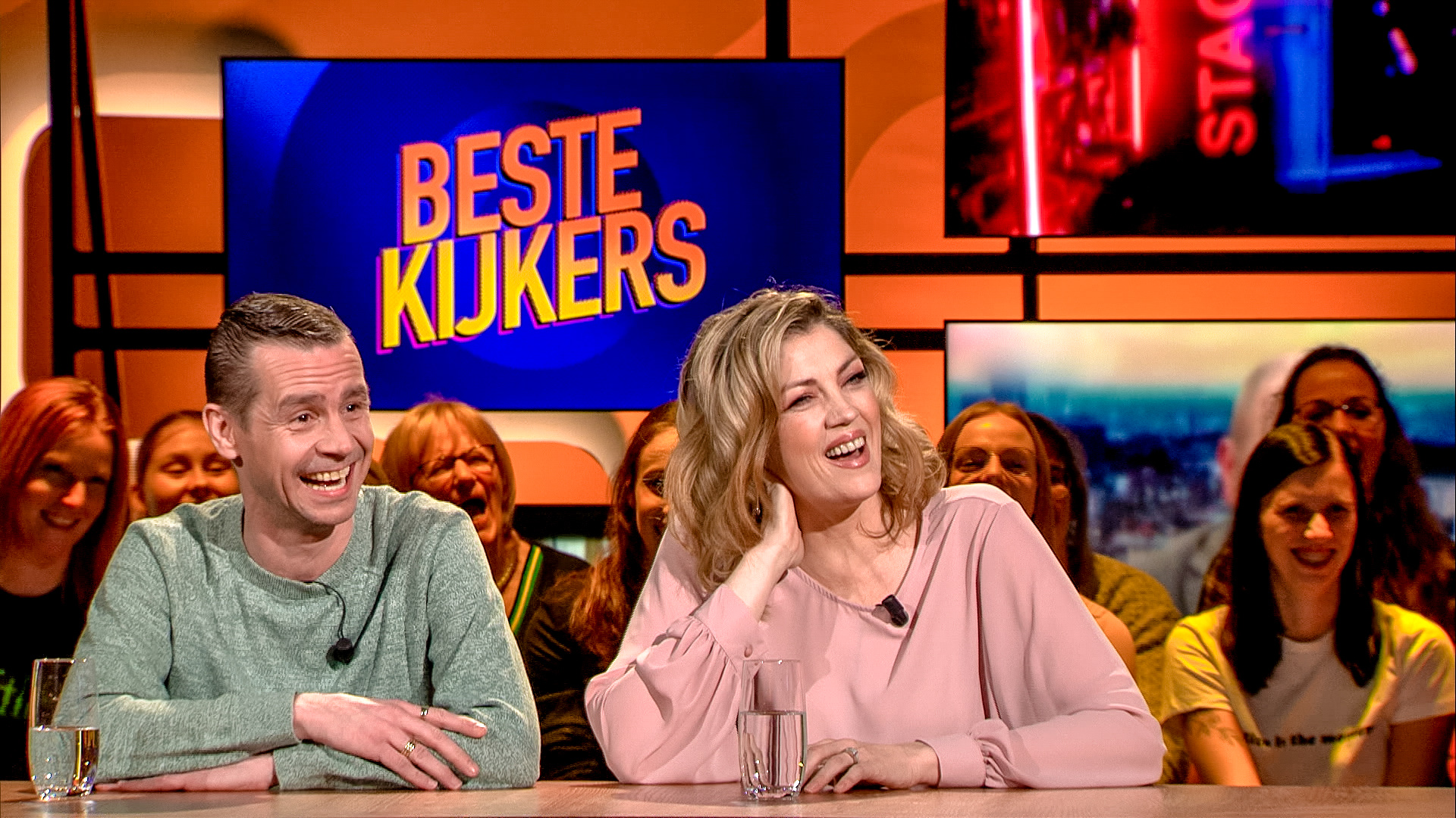 Sam Gooris en Kelly Pfaff Sam Gooris en Kelly Pfaff