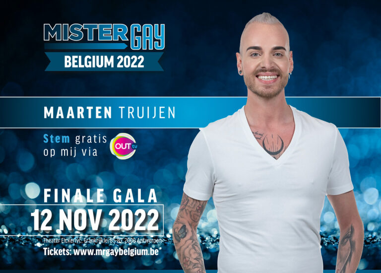 Mister Gay Belgium 2022 is Maarten Truijen