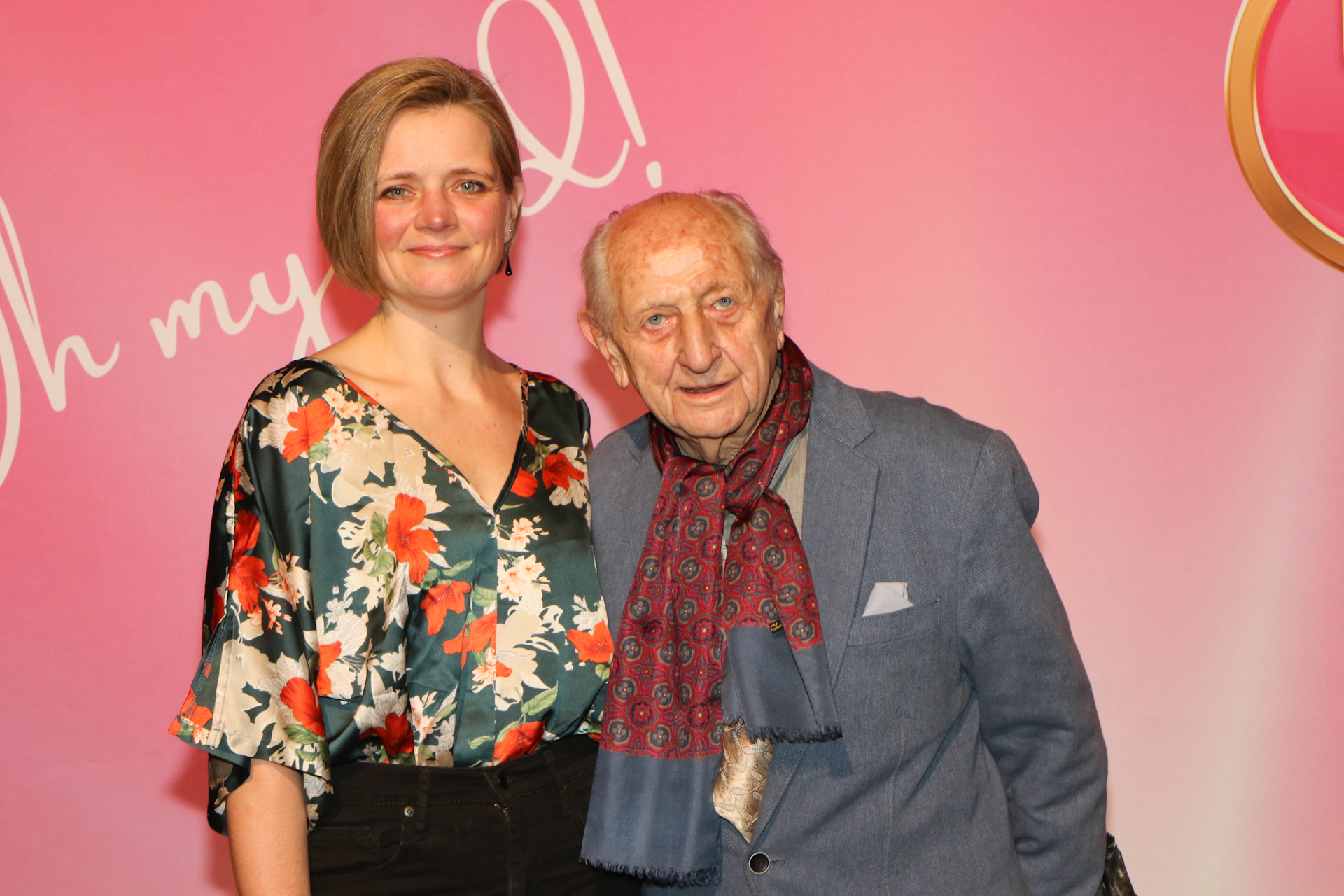 Ray Verhaeghe met kleindochter Sara